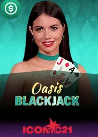 Oasis Blackjack live game cover