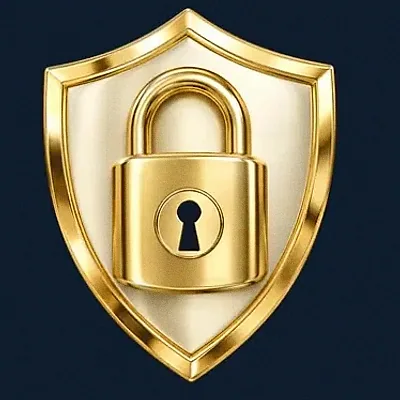 Shield with padlock — Sydspin