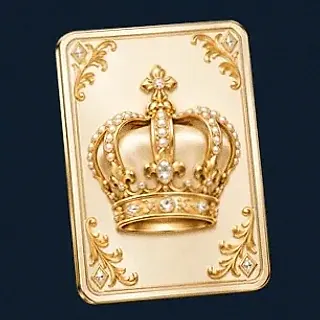 Royal crown card — Sydspin