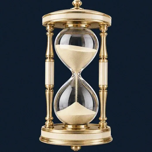 Ornate hourglass — Sydspin