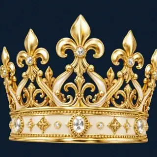 Jeweled royal crown — Sydspin