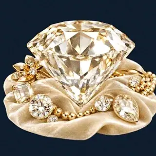 Faceted diamond gemstone — Sydspin