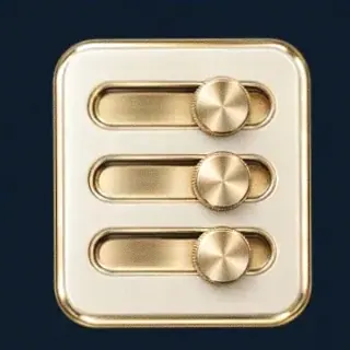 Three-knob control panel — Sydspin